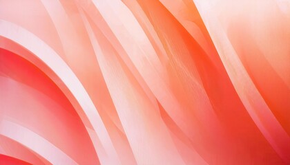 Poster - soft peach gradient abstract waves for modern background web design, product packaging, or elegant digital art

