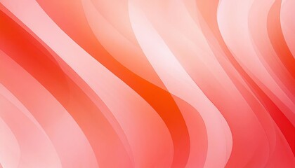 Poster - soft peach gradient abstract waves for modern background web design, product packaging, or elegant digital art

