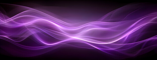 Poster - Purple wave abstract background