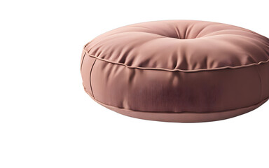 Aufkleber - A designer floor cushion in a solid color with a plush texture on a empty plain background