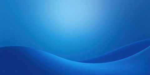Leinwandbilder - Serene Blue Undulating Landscape A Smooth Gradient Background Featuring Subtle Waves and a Peaceful Atmosphere