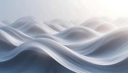 Poster - Abstract Wavy Lines Background with Light and Shadow for Modern Design