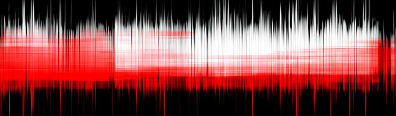 Poster - Red white black abstract texture