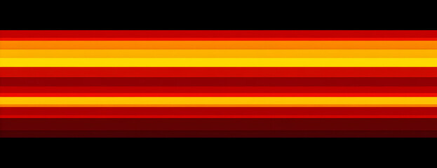 Poster - Abstract red gold lines, dark background