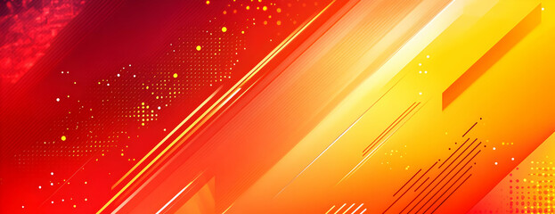 Sticker - Abstract red orange dynamic motion background