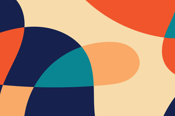 Poster - abstract background design, abstract background with vintage color palette, abstract vintage background