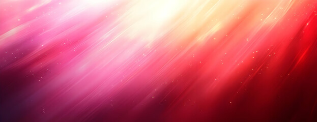 Poster - Pink, red, light streaks, abstract background