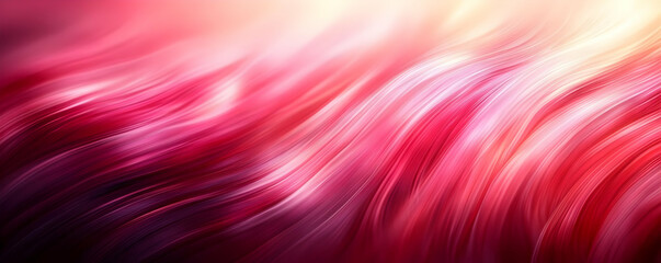 Poster - Pink wave abstract background