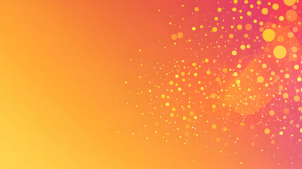 Poster - Orange pink bokeh background