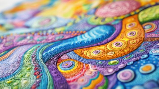 Doodle art captures the whimsical spirit of summer.