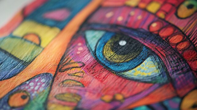 Doodle art captures the whimsical spirit of summer.