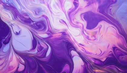 Aufkleber - fluid abstract purple marble texture for wall art, background, or digital design with soft violet and magenta swirls

