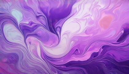 Aufkleber - fluid abstract purple marble texture for wall art, background, or digital design with soft violet and magenta swirls

