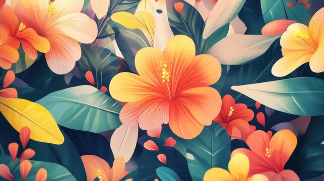 Lovely vibes bring warmth and happiness to summer graphics.