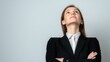 © Chalit - Thoughtful Businesswoman Looking Up