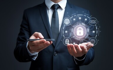 cybersecurity, data protection, ai technology, digital privacy, secure business, network security, s