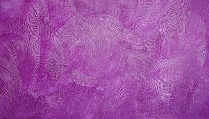 Poster - textured purple stucco wall background with artistic abstract brushstroke pattern for interior design, wallpaper, and decor