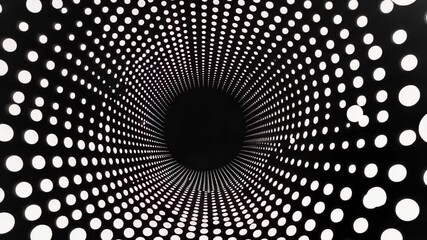 Poster - Experience a mesmerizing journey through a swirling vortex of unity in a captivating visual show. Generative AI