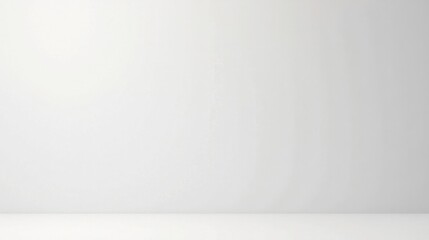 Poster - Simple, Minimalist White Room Studio Background for Product Displays and Clean Designs