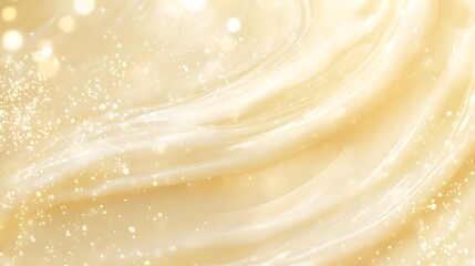 Fototapete - Shimmering ethereal glow of captivating luminous light in an elegant golden tone abstract background creating a dreamy mystical and transcendent atmosphere  The soft blurred