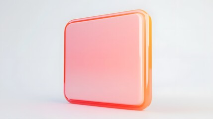 Fototapete - Vibrant Pastel Gradient Abstract 3D Geometric Shapes Backdrop