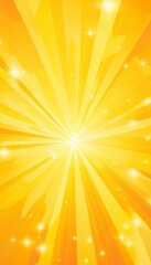 Poster - Abstract background featuring golden and yellow sun rays to represent the vibrant spring sun