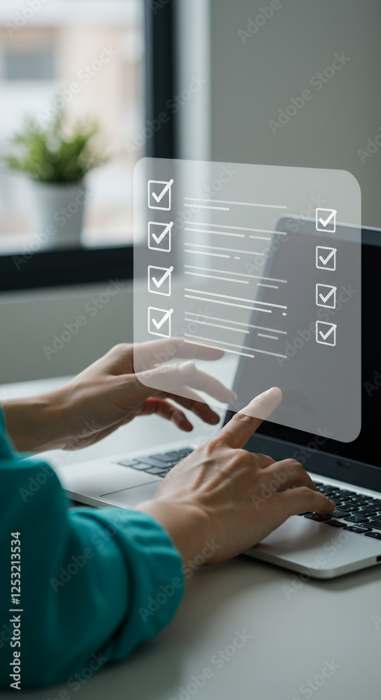 Digital Checklist: Streamlining Tasks on Laptop - Boost Productivity ...