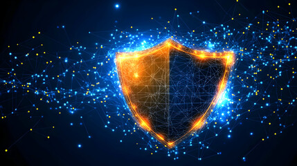 Poster - Digital Shield, Cyber Security, Network Protection
