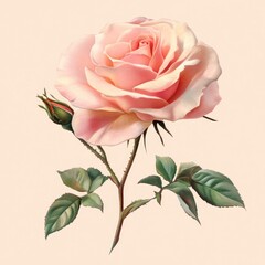 Wall Mural - Pink Rose - Bouquet