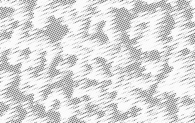Poster - Black and white dotted halftone background. Black and White Dots, Halftone effect. Gradient pattern.