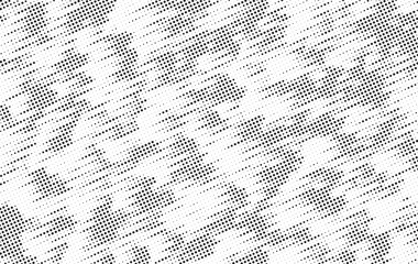 Poster - Black and White Dots, Halftone effect. Gradient background. gradient halftone dots grunge background. Vector illustration.