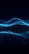 © StockWorld - Abstract Blue Particle Wave: Dynamic Technology Background for Futuristic Designs & Data Visualizations.