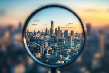Poster - Real Estate Market Analysis and Growth Concept .
