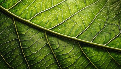 Close up of a green leaf background