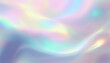 © Roger - white abstract holographic background holograph color texture with foil effect halographic iridescent backdrop pearlescent gradient for design generative ai