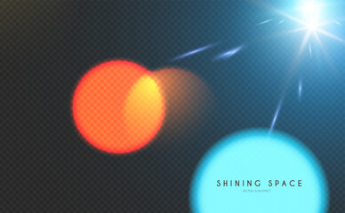 Wall Mural - bokeh and fireworks light effect. shining holiday and party design. blur light.