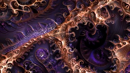 Poster - Discover stunning and captivating fractals that feature intricate spiral designs along with vibrant, lively colors