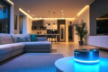 Poster - Interior home with ai IoT digital,
