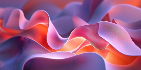 Aufkleber - abstract image featuring 3D forms, using dynamic shapes and subtle shading to produce a visually captivating design that highlights the depth and complexity of three-dime