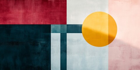 Fototapete - abstract design that leverages negative space to emphasize minimalist aesthetics, creating a visually striking composition where empty areas contribute to the sophisticat