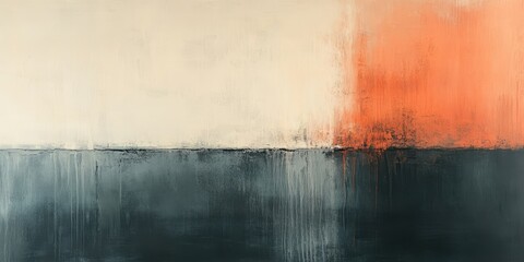 Leinwandbilder - abstract artwork showcasing the beauty of simple color palettes within a minimalist framework, using subtle and harmonious colors to create a sophisticated and visually b