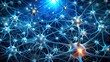 © Urenus Photos - Intricate Neural Network A Microscopic Exploration of Complex Brain Structures and Interconnections