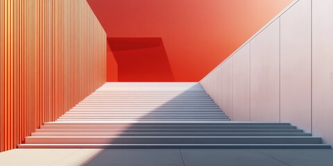 Leinwandbilder - abstract image where minimalist design principles are applied to create a clean and focused visual experience, emphasizing the beauty of simplicity with a limited color s
