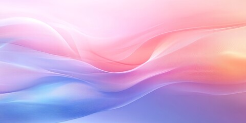 Leinwandbilder - abstract scene where pastel gradients create a sense of elegance and subtlety, using a harmonious palette of soft colors to evoke a rich and immersive visual effect