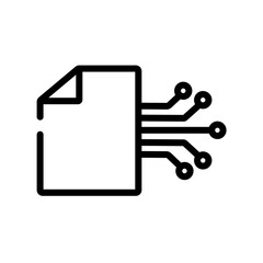 smart identity card vector icon