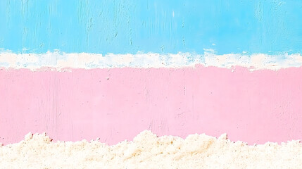 Poster - Colorful abstract landscape featuring blue pink and white textures artistic environment aerial view creative concept