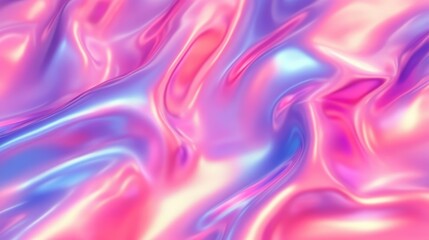 Poster - Abstract pink pastel holographic blurred grainy gradient background texture. Colorful digital grain soft noise effect pattern. Lo-fi multicolor vintage retro design