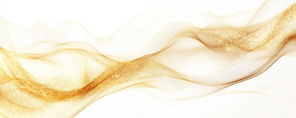 Poster - abstract golden light effect background with shining highlights creating an elegant and serene atmos