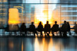 © Dennis - Fully blurred photo of an office business meeting