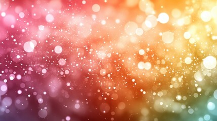 Poster - Colorful abstract background with defocused light spots and bokeh effect in soft colors